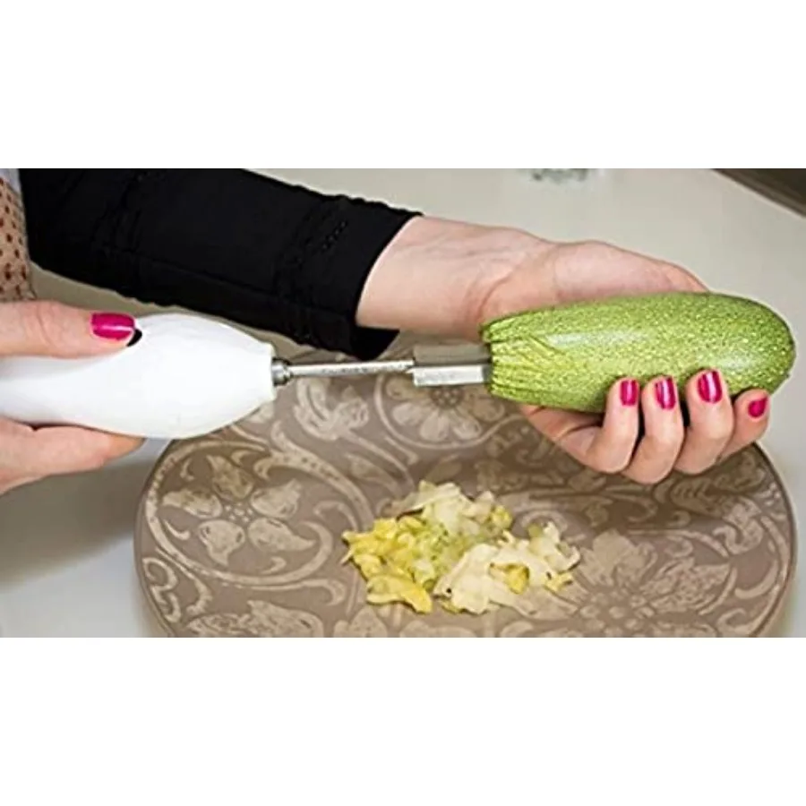 

The Original Wireless Electric Vegetable Corer Professional Core Remover Tool for Zucchini Squash Tomato Eggplant Potato Veggie