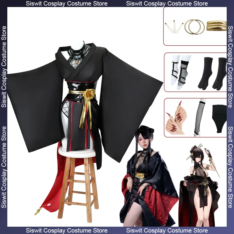Anime SPY×FAMILY Yor Forger Cosplay Costume Wig Props Ninja Japanese Style Anime Roleplay Fullset Halloween Carnival Party Comic