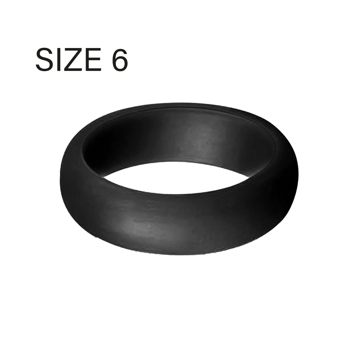 5.7mm Popular for Men Women Silicone Cool Rings Silicone Wedding Ring Environmental Outdoor Sports RingX2