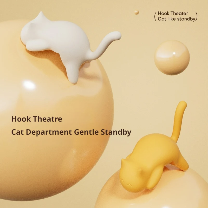 Gancho para llave de cola de gato, soporte multifuncional para llavero con borde de mesa, ganchos portátiles sin perforaciones, gancho para gato de escritorio para ahorrar espacio