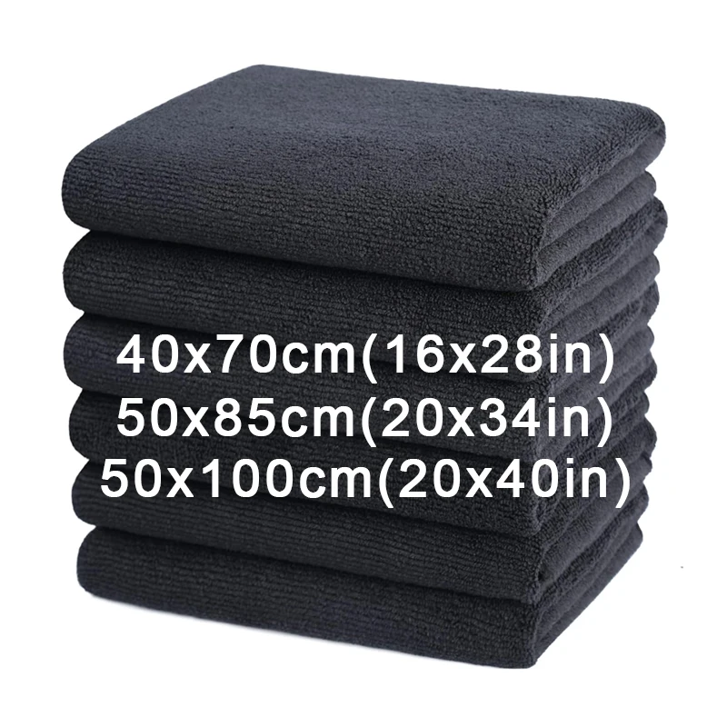 Microfiber Bleach Proof Beauty Hair Salon Towels Hairdresser Spa Bath Towel Soft Highly Absorbent water non fading