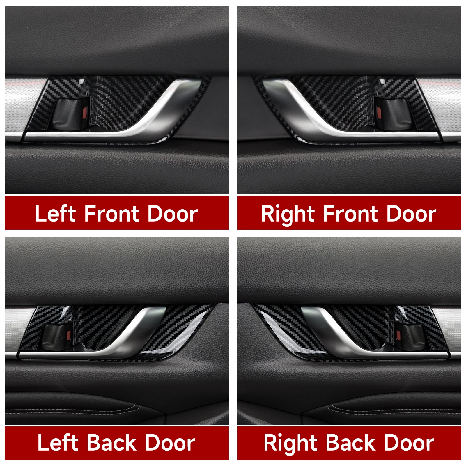 Auto-Mittelkonsole, Schalthebel, Lenkradverkleidung für Honda Accord 10. Generation 2018-2022 Zubehör. ABS-Kohlefaser-Innenausstattung. – Detail 21