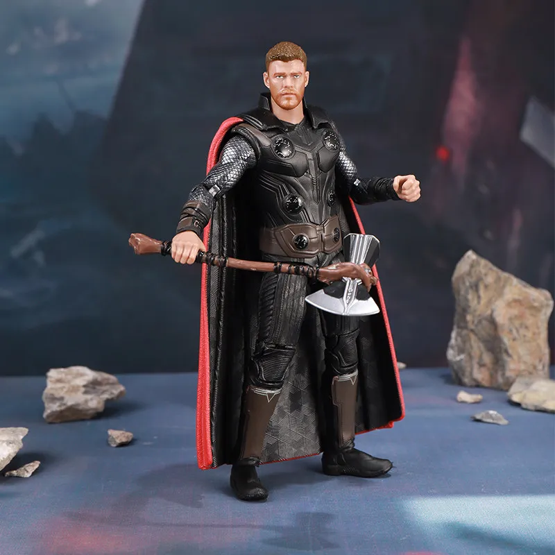 zhongdong-toys-thor-action-figure-marvel-avengers-collectible-model-desktop-ornament-licensed-superhero-statue-display