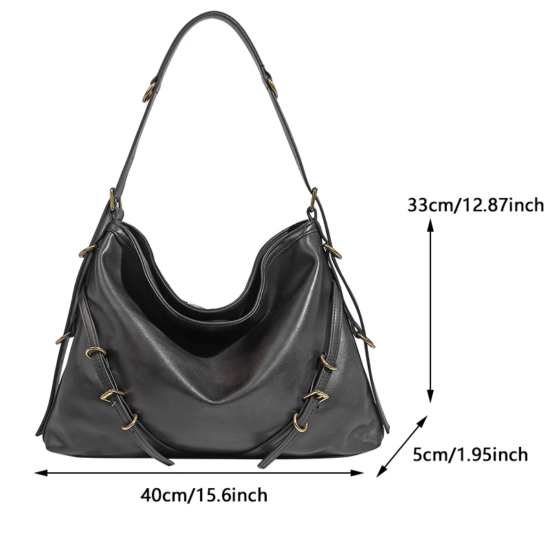 JIOMAY High Quality PU Leather Tote Bags For Women Luxury Designer Handbag Makeup Bag buckle New Design Fashion Purses For Women