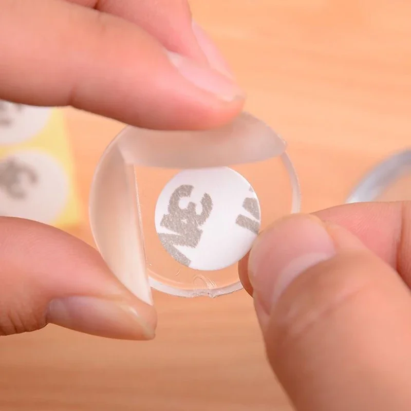 4Pcs Table Corner Silicone Pad Anti - Scratch Design Thick Durable Anti - Slip Suitable for Furniture Corner Protection