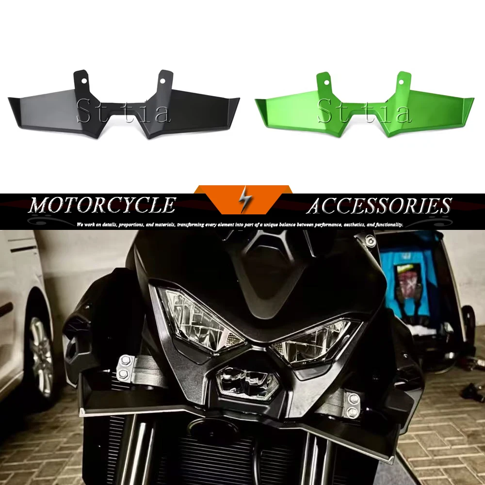 

Fit For Z900 Z 900 2025 2026 Motorcycle Front Fairing Winglets Aerodynamic Wing Shell Cover Protection Guards Kit