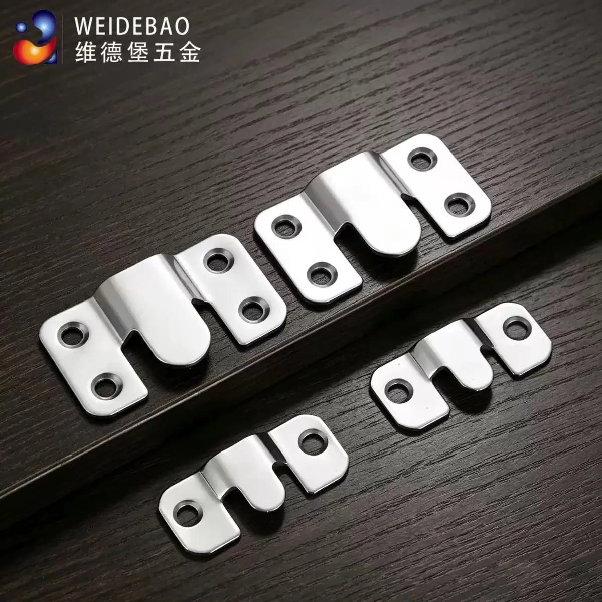 10PC Stainless steel hook, embedded installation bracket,furniture connector,wall photo frame hanger, display photo frame hanger