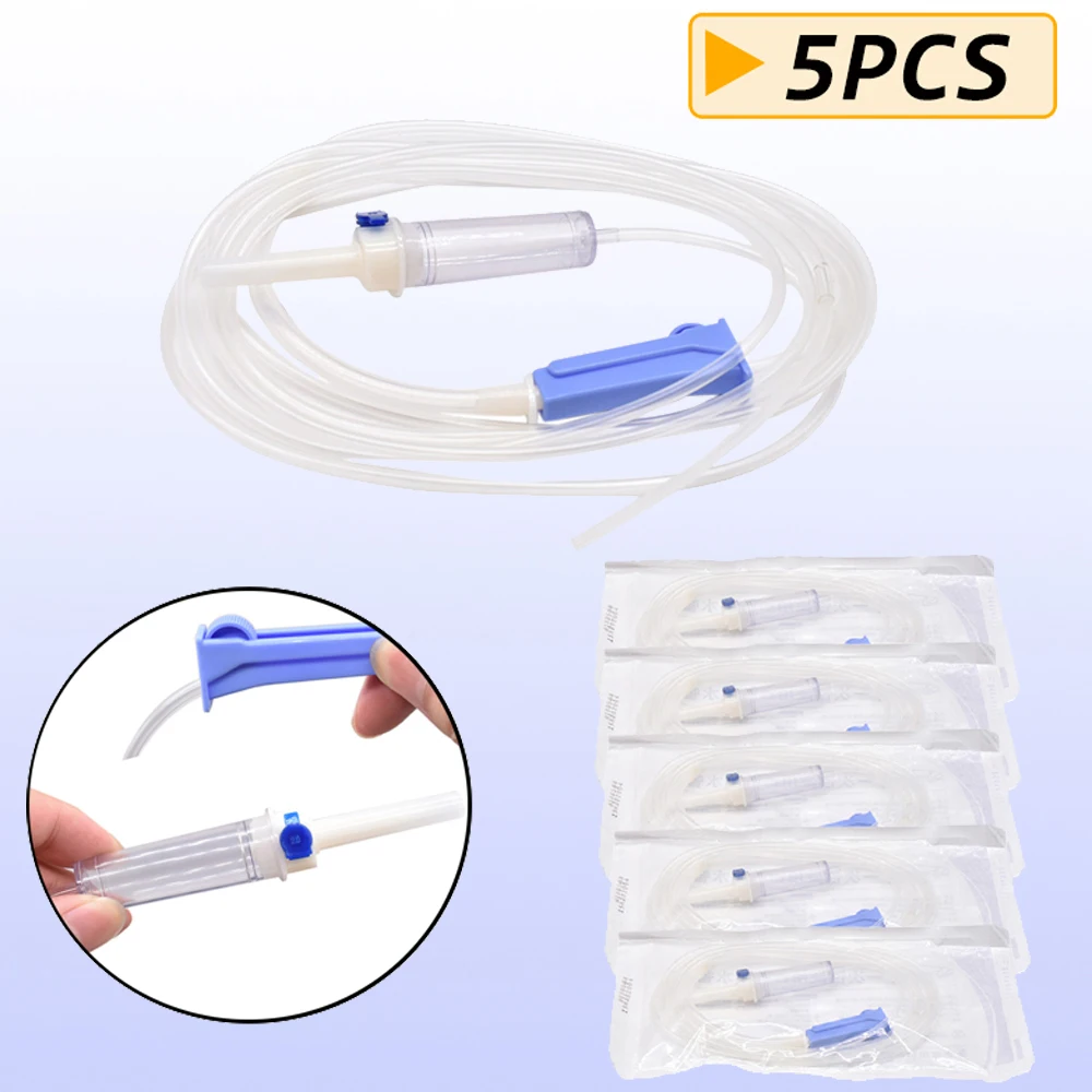 

5/10Pcs Dental Irrigation Disposable Tube Kit Transparent Implant Flush Hose NSK Oral Irrigation Tools for Dental Care