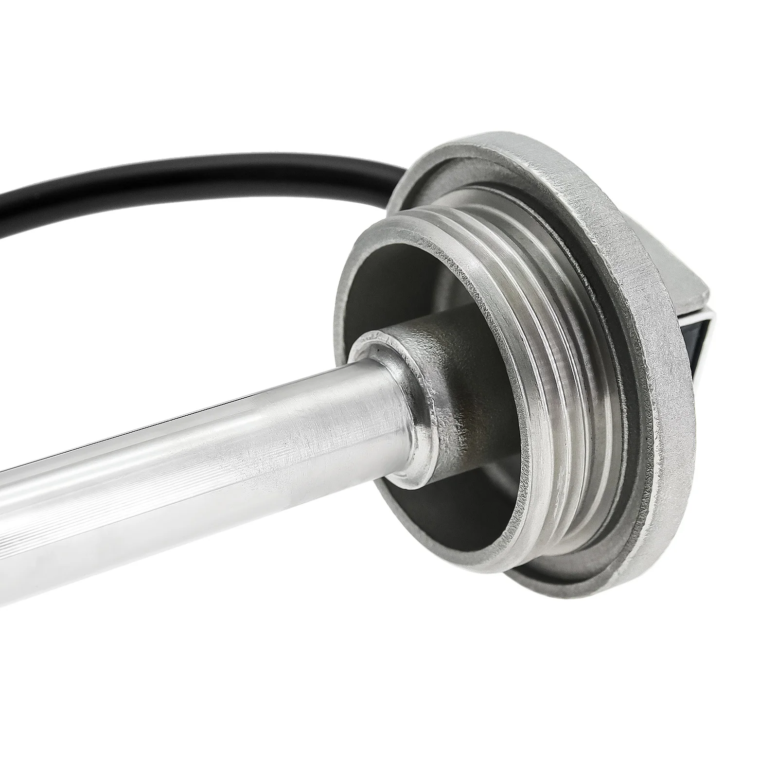 

Z Custom 90-5 Ом с выходной линией низкого уровня Датчик уровня топлива Резьба 41,5 мм BSP1 1/4 Датчик уровня воды 325 мм Нержавеющая сталь