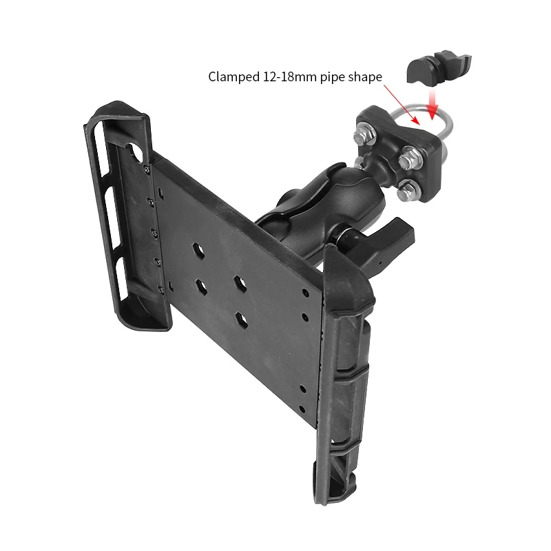 

VINmounts двойной U-образный комбинированный плоский кронштейн, регулируемое крепление, подходит для ET40 10-дюймовогоScanPal EDA10A (10 дюймов), ширина 220-280 мм