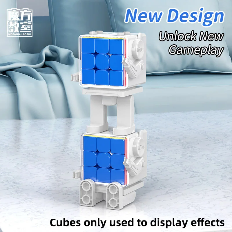 MOYU Magic Cube Robot Display Box Classroom Related Storage Speed Puzzle Toy Accessories for 2x2 3x3 4x4 5x5 3x3x3 Cubo Magico