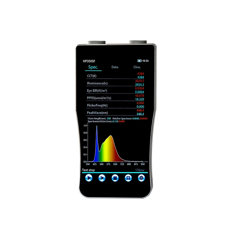 Spectrum Analyzer HP350SF Light Source Testing Instrument Strobe Spectrometer Spectral Luminance Meter