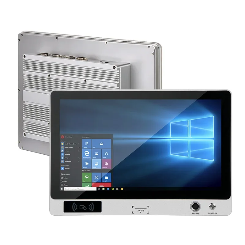 Multi-function touch station all-in-one machine with camera fingerprint module QR code scan code ICID card
