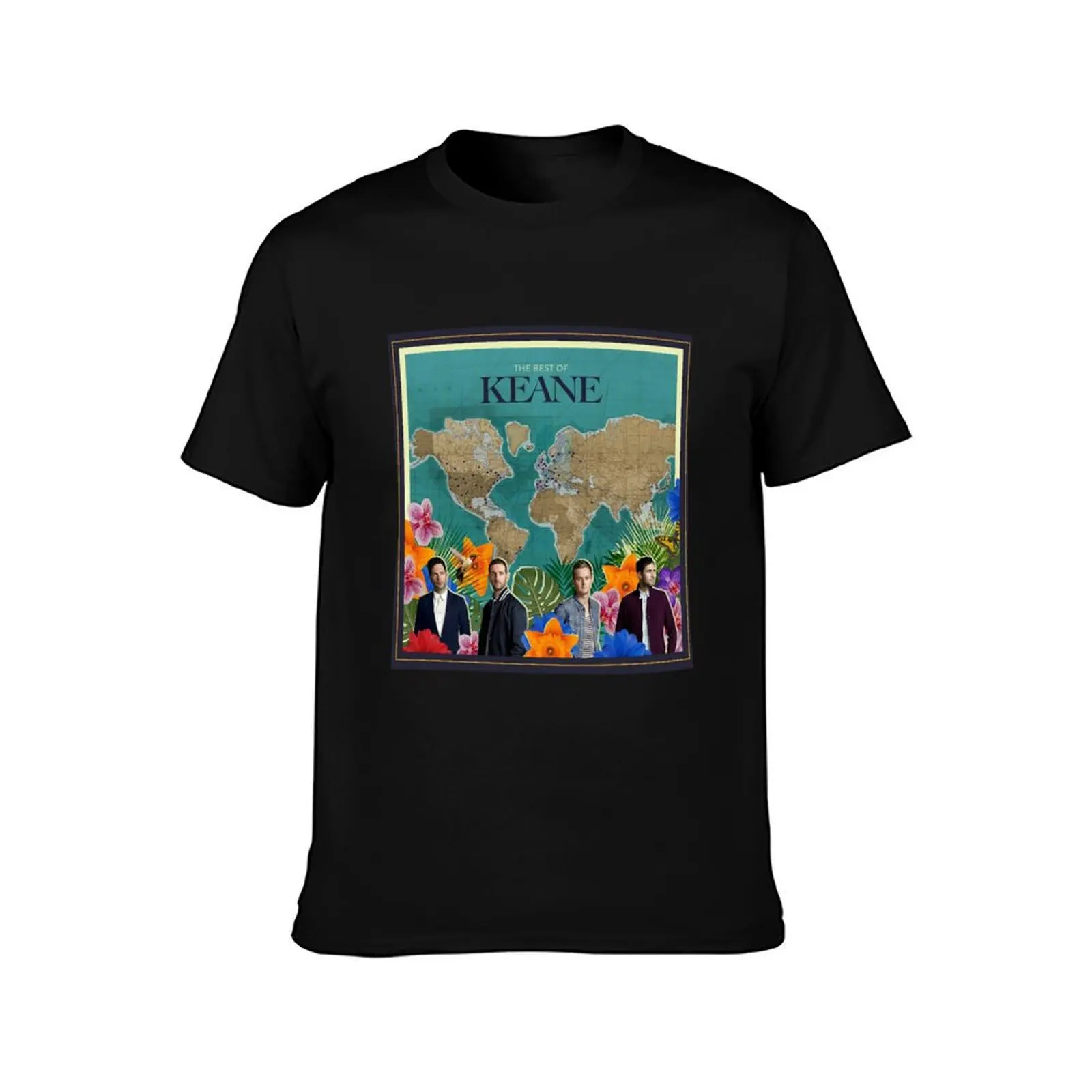The best of keane T-Shirt Vintage Style Printed Top T-Shirt