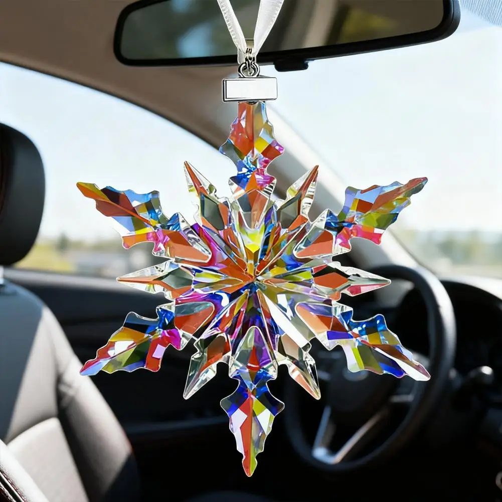 

Высококачественные рождественские украшения, элегантный набор украшений в виде снежинок для зимнего декора в стране чудес, блестящий граненый на Рождество