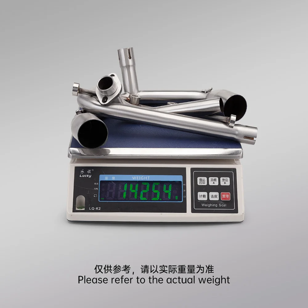 Motorcycle Full System Exhaust Escape Modify Stainless Steel 50.8MM Front Link Pipe For MSX125 MSX 125 2012-2020