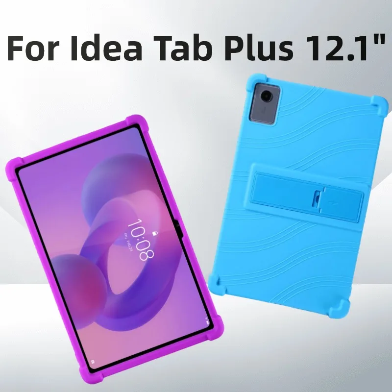 Custodia per Idea Tab Plus 12.1"2025 TB-365FC Tablet Custodia in silicone adatta ai bambini Protezione in silicone antigoccia