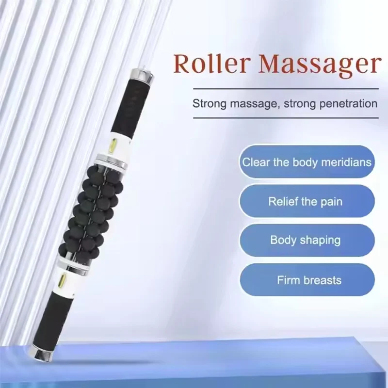 

Hot Sell Rotating Body Roller Machine 7D Rolling Beads Fitness Massager Anti-Cellulite Slimming Body Muscle Pain Relive