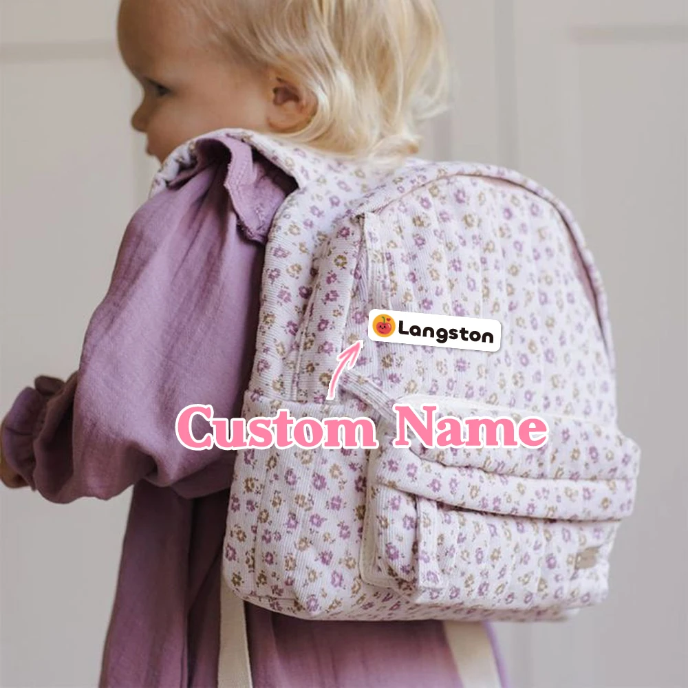 Custom cherry Name Sticker,Transparent Waterproof Stickers for Kids,diy Name Labels for School Bag Bottles Box  Mug Uniform view 2