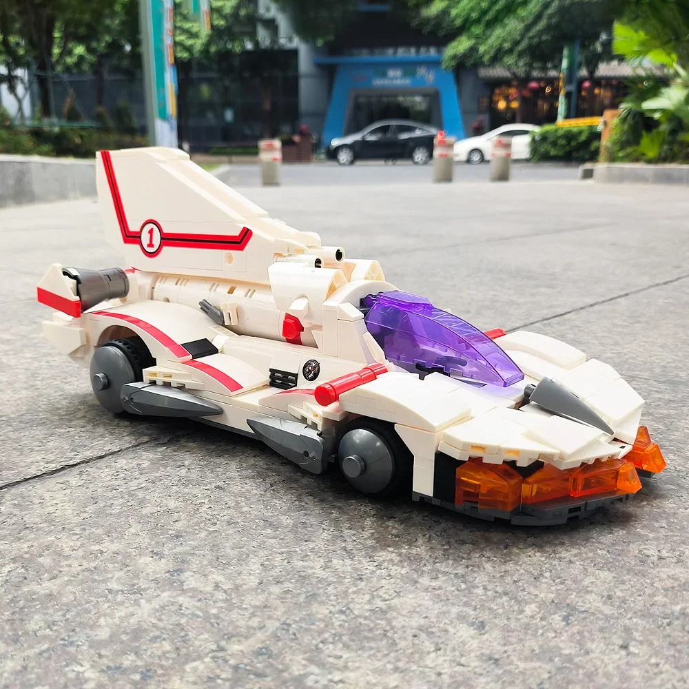 Issuxark 008 neue lntel ligent Formel Rennwagen Cartoon Modell Bausteine technische GPX Ziegel Kinderspiel zeug für Erwachsene Geschenke