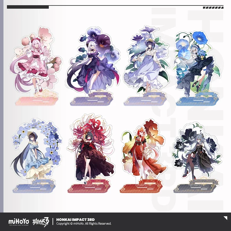 in Presale  Honkai Impact 3rd  Official Merch miHoYo Original Authentic Huachao Chunxi Series Acrylic Stand Kiana Elysia