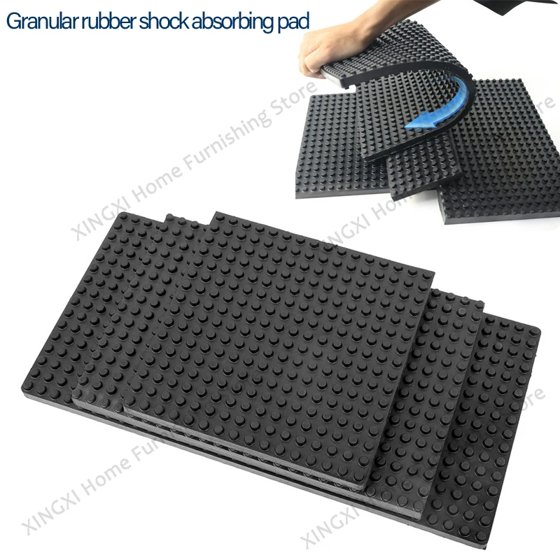 Double-Sided Particle Raised Rubber Shock-Absorbing Pad Anti-Slip Sound Insulation And Noise Reduction Buffer Pad