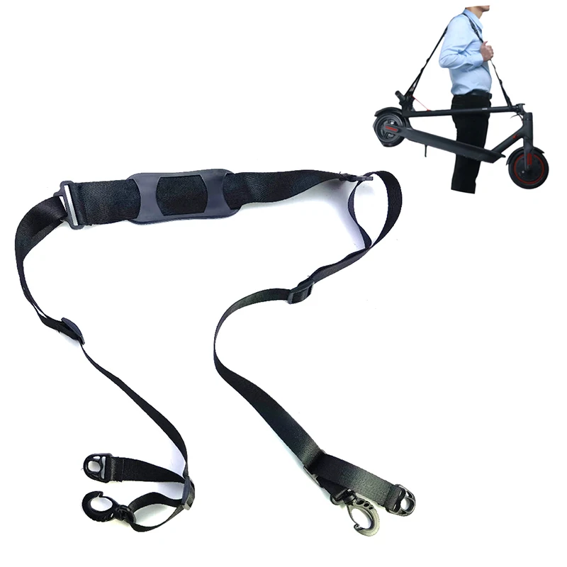 Correas de hombro para patinete, cinturón para monopatín, asa de transporte manual, correas para accesorios de monopatín M365