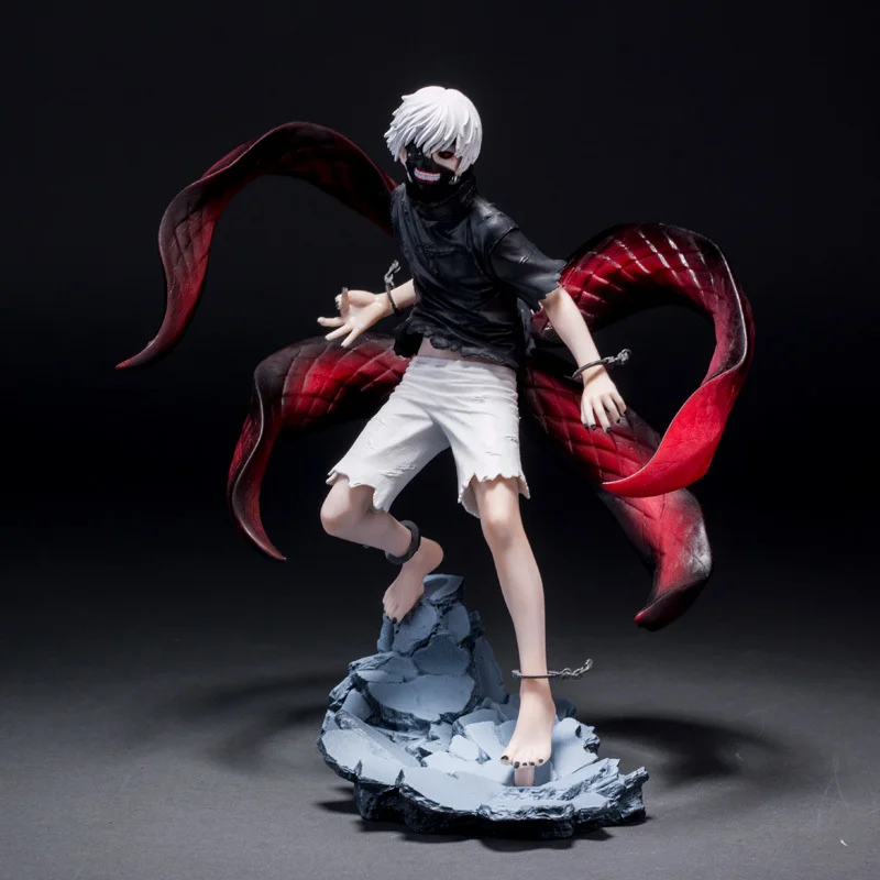 

Tokyo Seed Ghoul Mask Centipede Kinki Kenzo Sasaki Feishi White Clothes Dong Xiang Handmade Model Doll Doll Ornament Gift