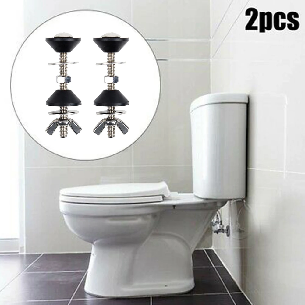 2pc Toilet Tank Bolt Cistern To Toilet Pan Fixing Fitting Sealing Kit Close Coupling Bolts Water Tank Screws Old Style Toilet Ac