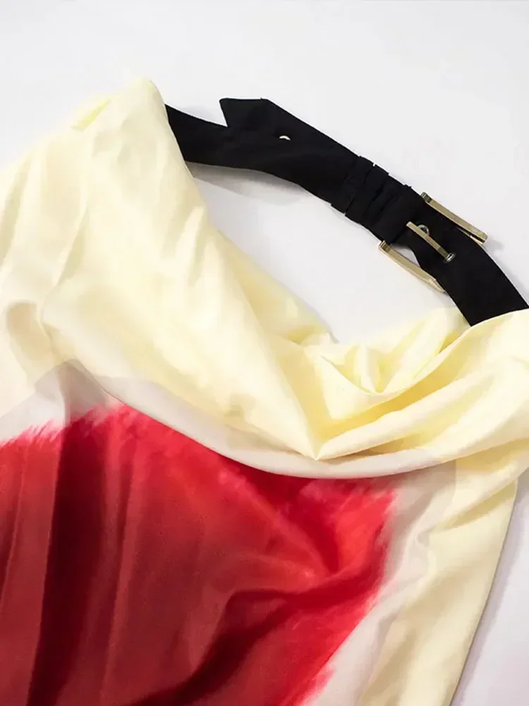 2025 Femmes Été Nouveau Imprimé Floral Bretelles Robes Lâches Décontracté Hors Épaule Sans Manches Robe Maxi Dame Vacances Plage Robes