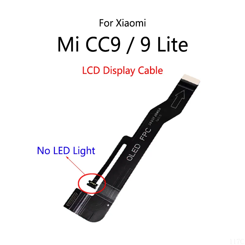 Wyświetlacz LCD Podłącz kabel płyty głównej Elastyczny kabel płyty głównej dla Xiaomi Mi CC9 / Mi 9 Lite