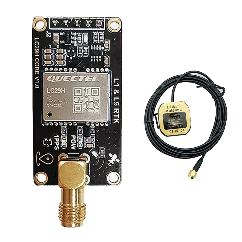 Imagem -03 - Quectel-posicionamento Core Board Módulo Dual Frequency l1 Mais l5 Lc29hda Alta Precisão Nível Centimétrico Gnss Freqüência Dupla Lc29h Rtk