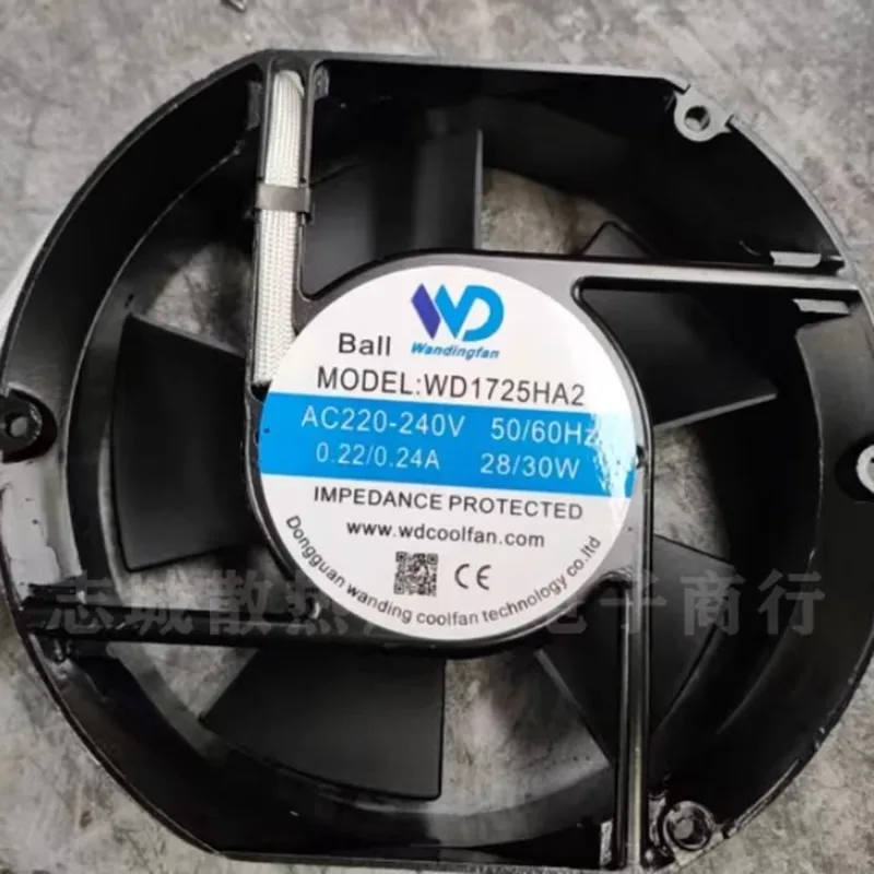 

Новый вентилятор WD1725HA2 AC220-240V 0.22/0.28/30W для охлаждения шкафов