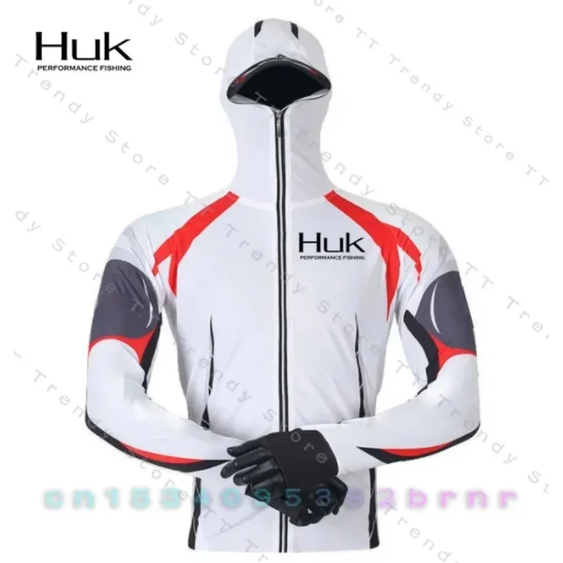 Huk Fishing Clothes Uv Protection Men Custom Fishing Clothing Quick Drying Sun Long Sleeve Tops Wear Anti-uv Upf 50 Fishing Jers