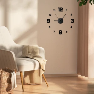Creative Frameless Diy Wall Clock Decal House Silent Watch 8 Main Sales Office Decoration - №1