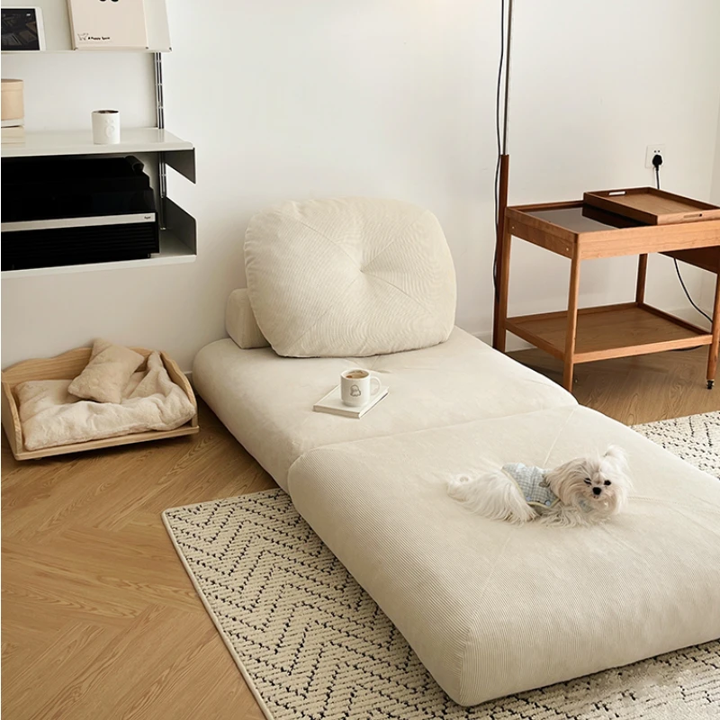 Sofá Modular minimalista Para El Hogar, mueble de tela moderna, plegable, convertible, seccional