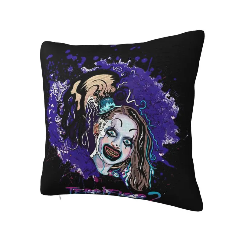 Custom T-Terrifiers Horror Movie Cushion Cover Decoration 3D Print Throw Pillow for Living Room Two Side