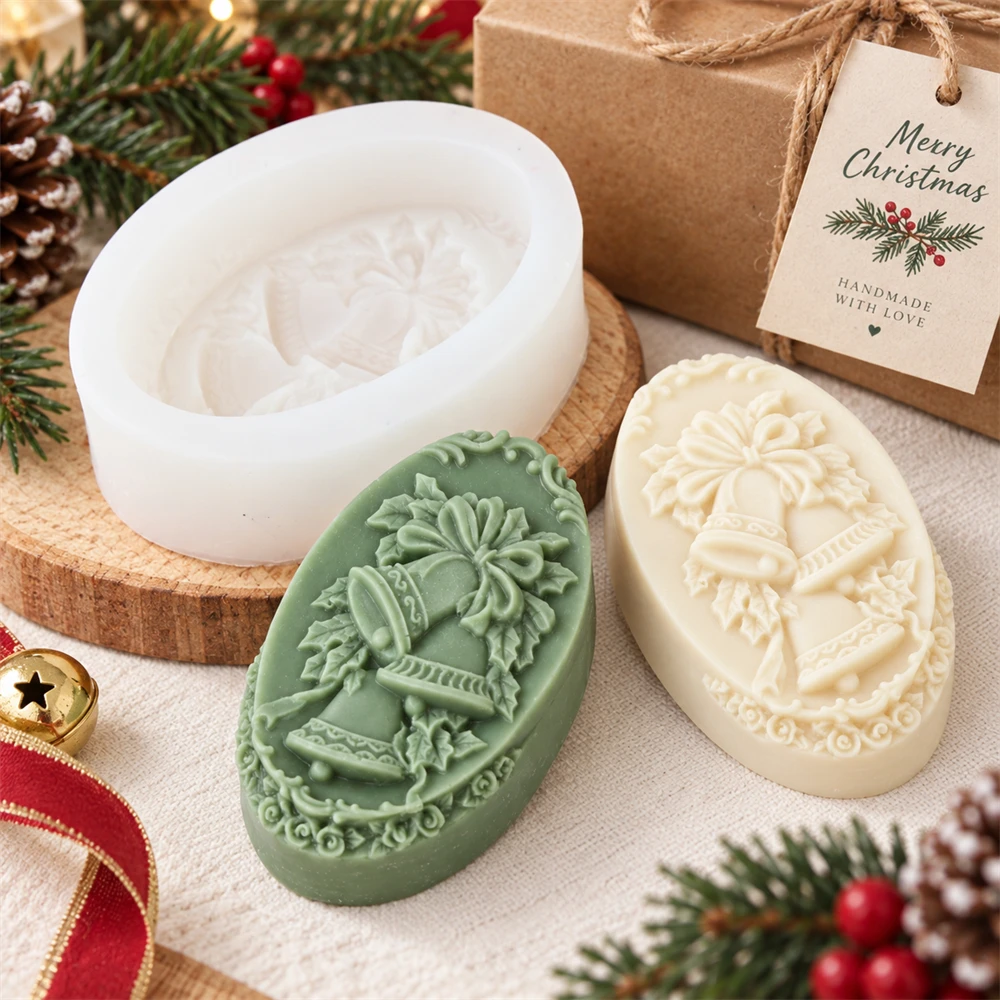 Christmas Bell Silicone Soap M - Soap Making Gifts ulasan dan harga