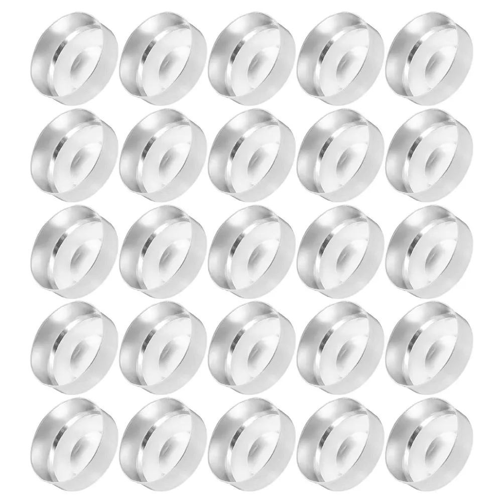 

150Pcs Aluminum Tea Light Holders Lightweight Heat Resistant Empty Jars for DIY Candles Wax Melts