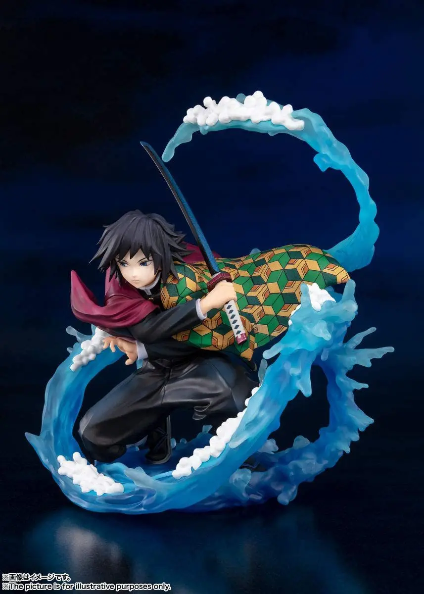 Anime Figure Demon Slayer Water Hashira Giyu Tomioka Figure Model Collection Toys