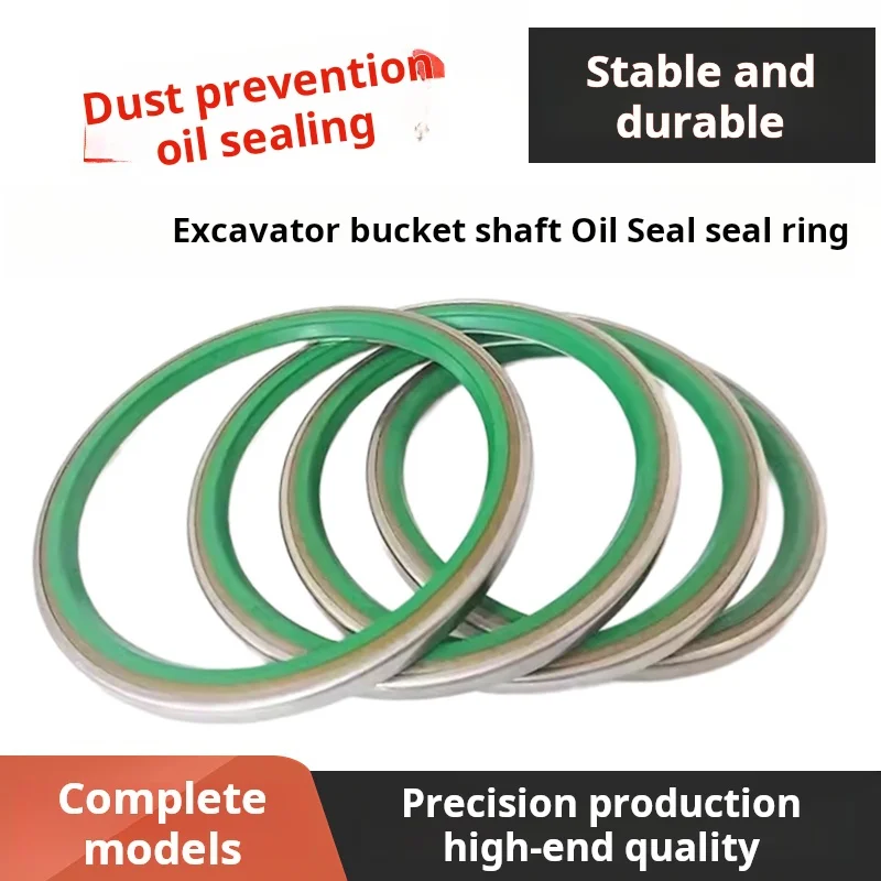 For butter Oil seal dust ring bucket spindle seal ring O Ring bucket pin swings-shape racks yellow Oil seal Excavator Parts