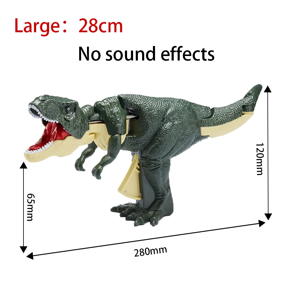 Dinosaur ZaZaZa Toy Children Creative Battery-free Telescopic Spring Swing Dinosaurs Fidget Toys Christmas Gifts for Kids