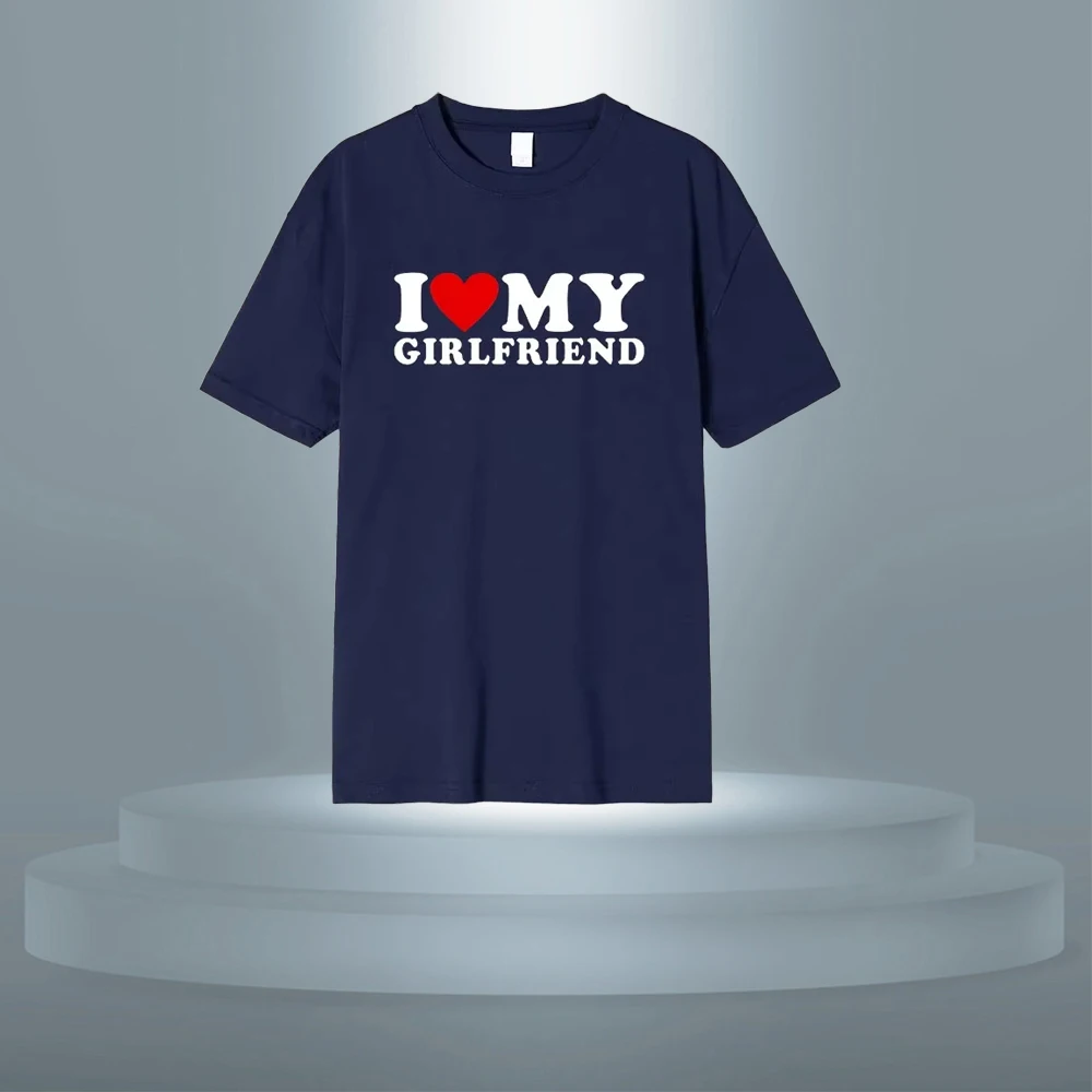 I Love My Boyfriend Clothes I Love My Girlfriend T-Shirt Men So Please Stay Away From Me Funny BF GF Saying Quote Gift Tee Tops