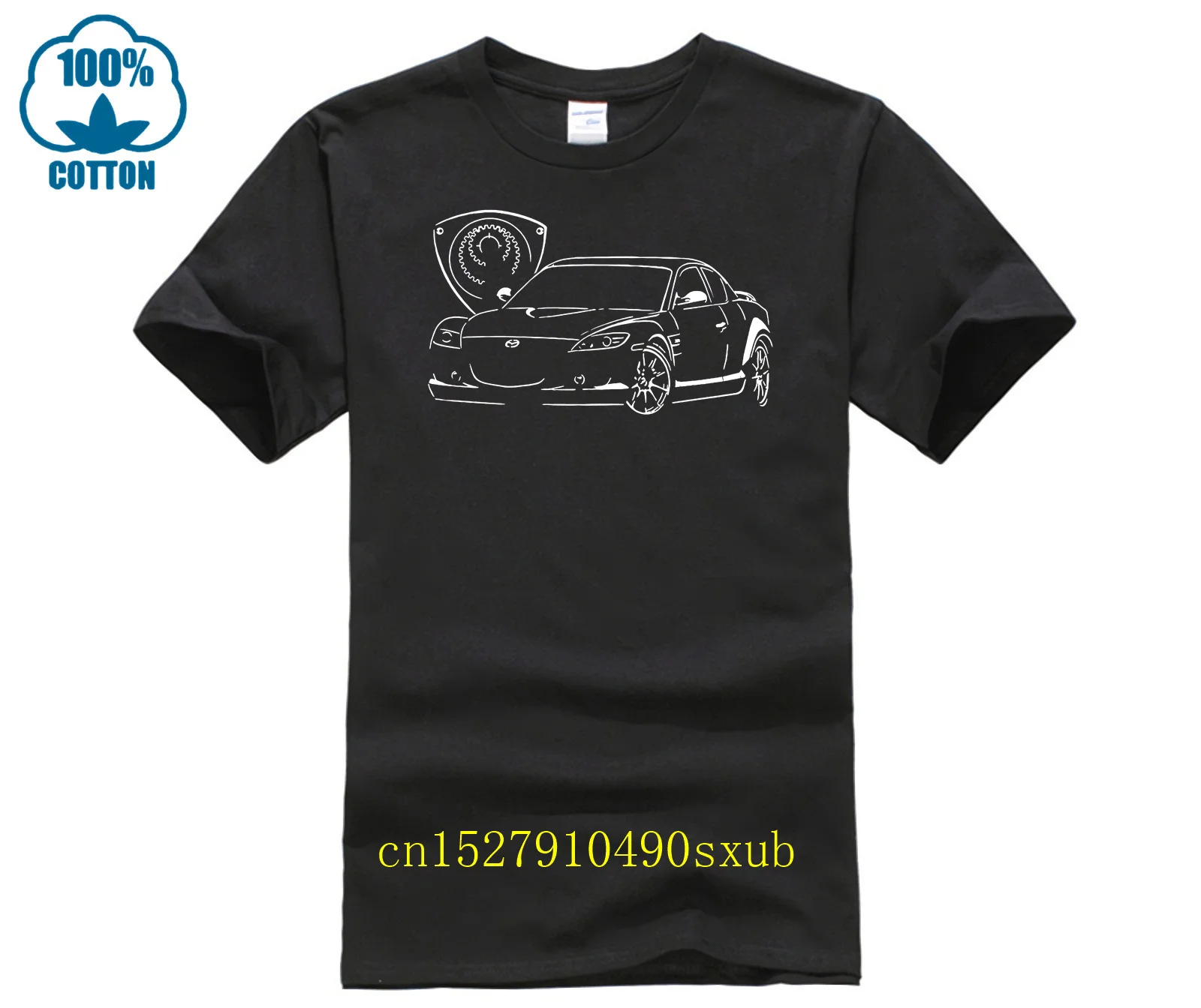 T shirt for mazda rx8 fans jdm classic wankel rotary drift tuning turbo car