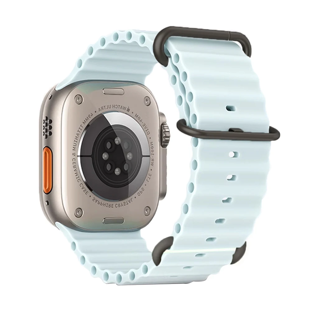 Ocean Band für Apple Watch Ultra 3 Series 11 10 9 7 8 6 SE 49 mm 45 mm 46 mm 42 mm 44 mm 40 41 Silikonarmband Correa iWatch Armband