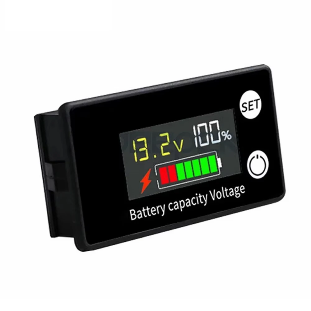 

6133A Индикатор емкости аккумулятора DC8-80V ЖК-экран Точный датчик напряжения Литий-свинцово-кислотный монитор LiFePO4 батареи