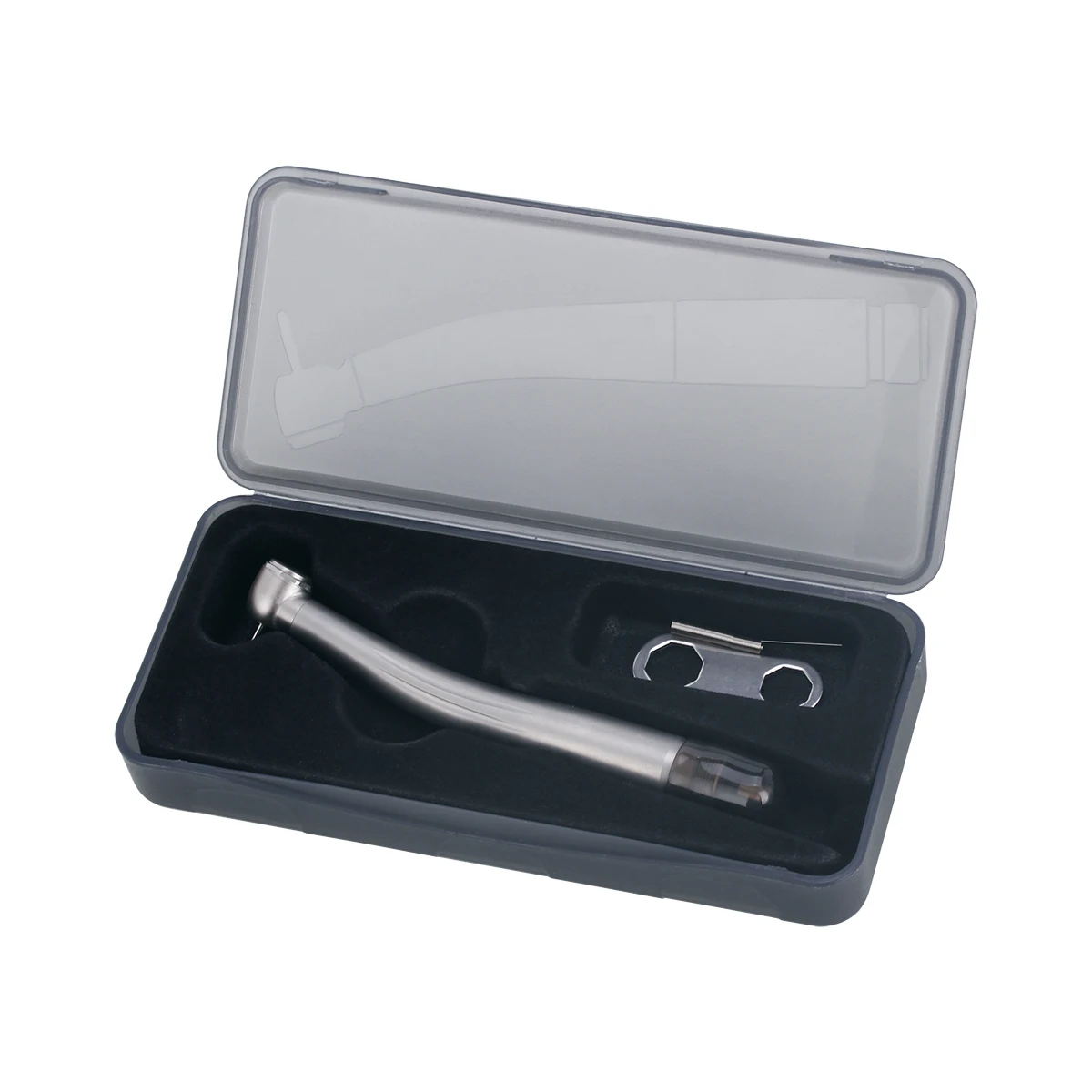 AZDENT Dental-Hochgeschwindigkeitshandstück, Keramik-Kugellager, Spray, sauberes Kopfsystem, Standardkopf-Druckknopf, 4 Löcher – Detail 8