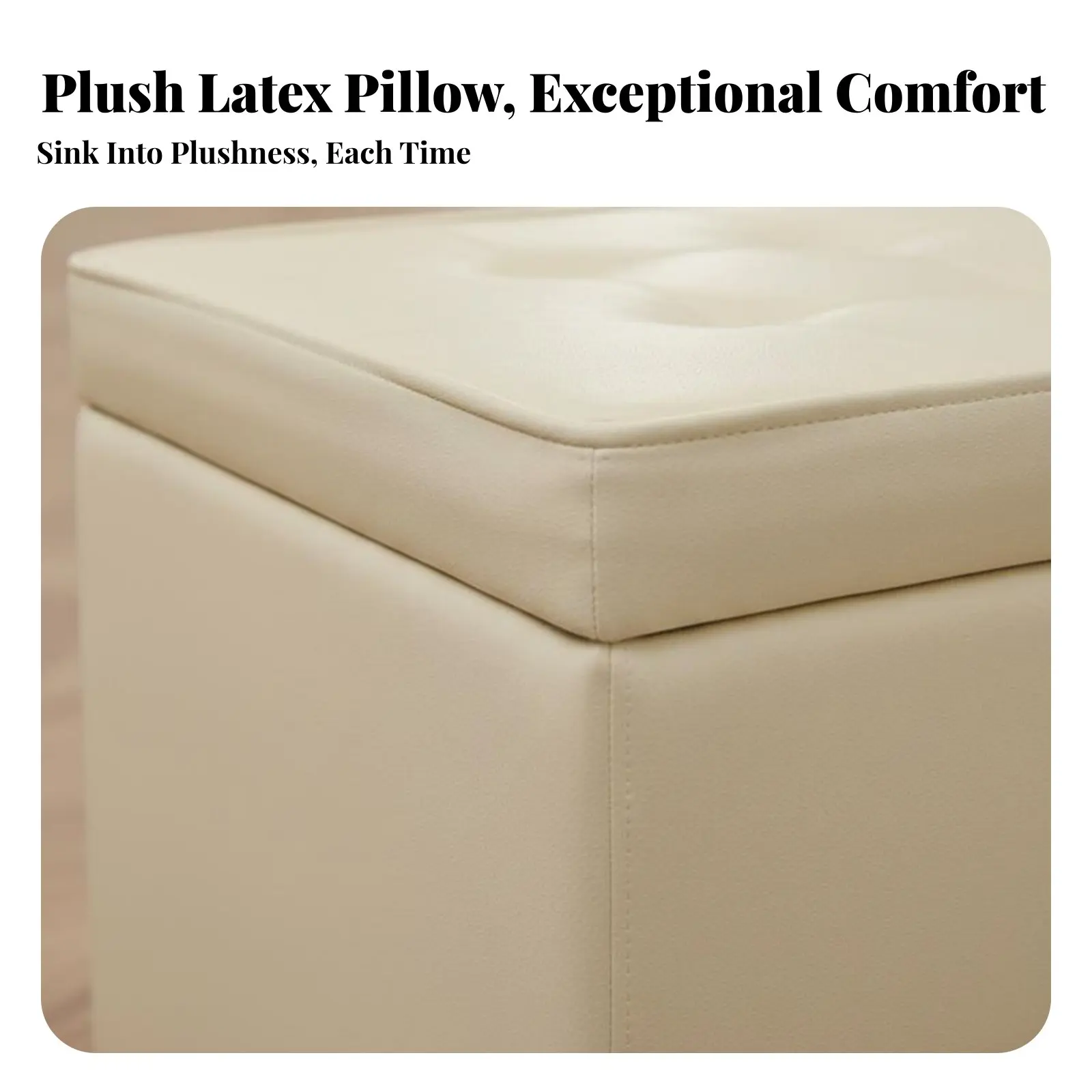 パッド入り玄関ベンチ、軽量高級デザイン、ロースツール、多機能で頑丈な構造、家族、大人、寝室用