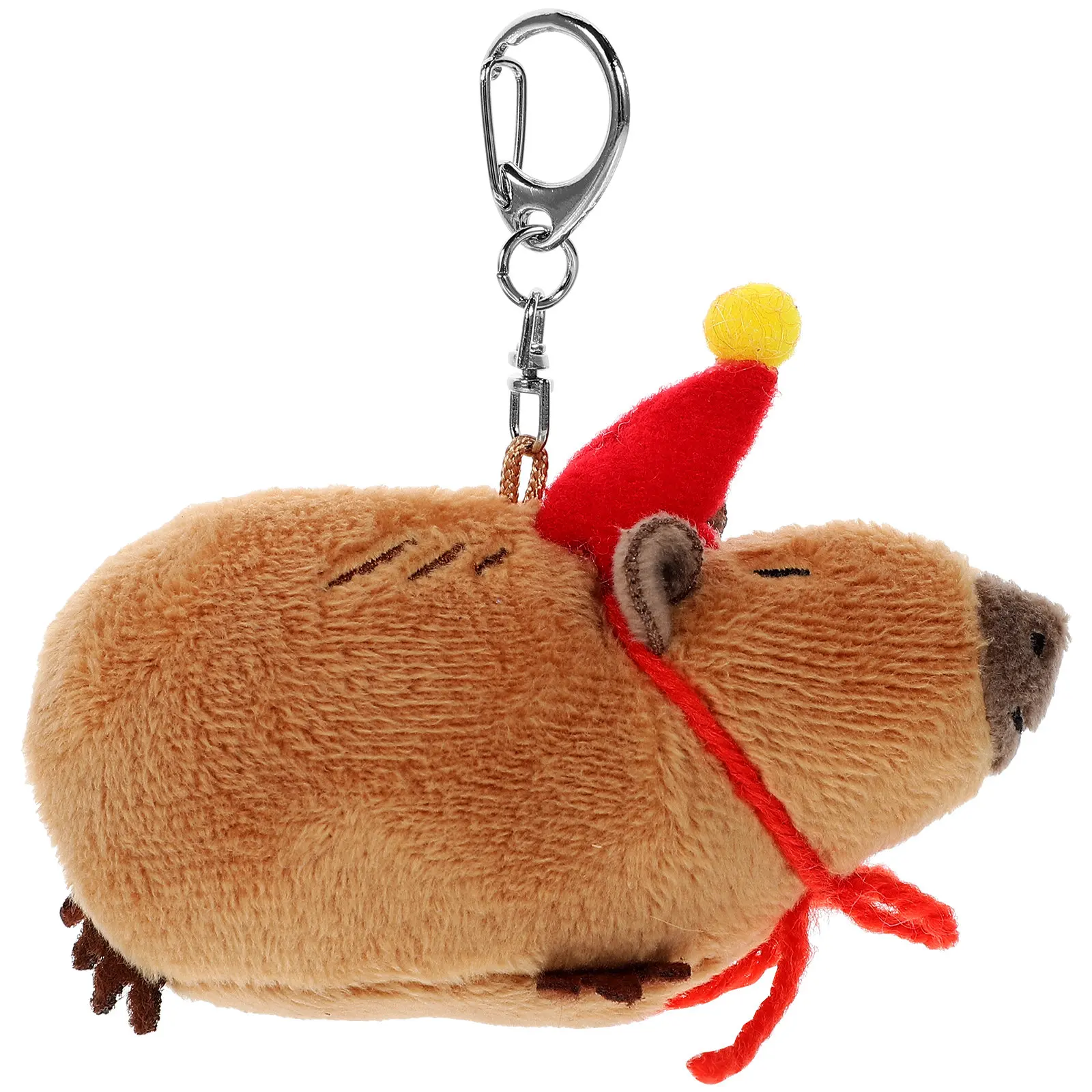 

Guinea Pig Keychain Soft PP Cotton Pendant Fun Backpack Hanging Ornament Cute Key Ring Bag Decoration Guinea Pig