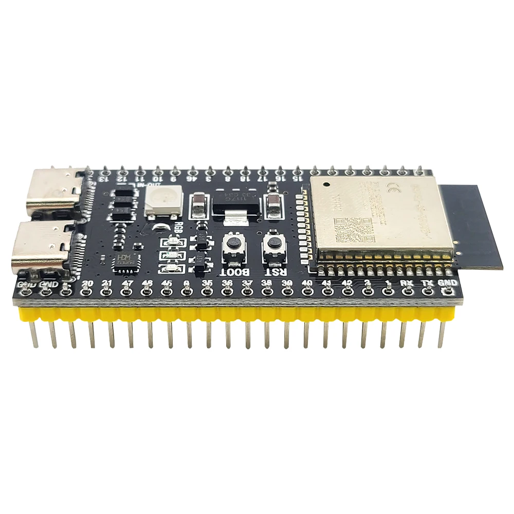 Imagem -02 - Placas de Desenvolvimento com Kit Adaptador de Expansão 2.4g Wifi Módulo bt Esp32-s3-wroom1 N8r2 N16r8 44pin tipo c Esp32-s3